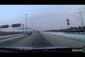 Занесло. КАД 08.01.2015