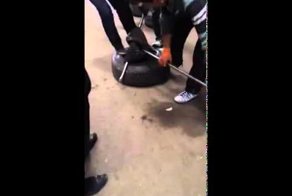 Как нелегально провозят шины через границу