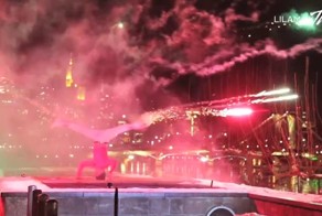 Новогодние забавы брейкдансеров