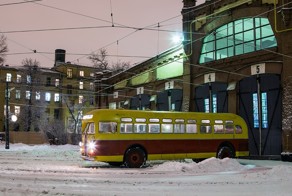 Автобус ЗиС-154 - новый экспонат музея Санкт-Петербурга