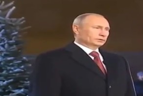 Как записывают новогоднее поздравление президента
