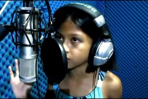 Селин Дион в исполнении 10-летней девочки