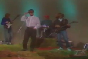 Первое выступление на ТВ группы «Ляпис Трубецкой». 1992 год