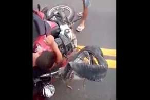 Мотоциклисту оторвало руку