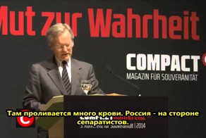 Немецкий профессор: Запад не прав, обвиняя Россию в аннексии Крыма