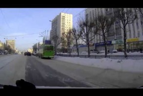 Пешеходу повезло