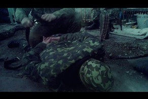 Допрос пленного майора разведки ВСУ под Дебальцево, допрашивает Чиз