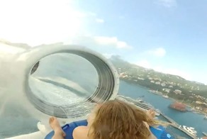 Водная горка на круизном лайнере