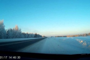 Встретились. Трасса  Сургут-Когалым