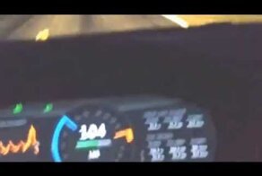Разгон автомобиля Tesla Model S до 167 км.ч за 10 секунд