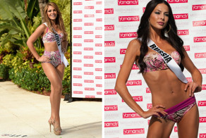 Финалистки конкурса “Мисс Вселенная 2015″