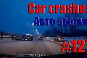 Подборка аварий и ДТП от ЖеняСмирнов за 21.01.2015