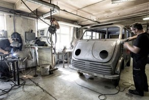 Audi восстановила электромобиль 1956 года