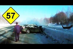 Подборка аварий и ДТП от Денис Денисов за 23.01.2015