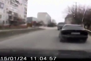 Обстрел Мариуполя c Градов 24.01.2015 запись на авторегистратор