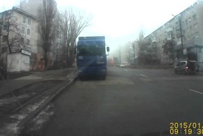 Вылетел с дороги