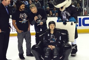 «Metallica» побывала на матче «Сан-Хосе» – «Лос-Анджелес»