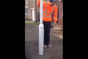 Шутка с фонарным столбом