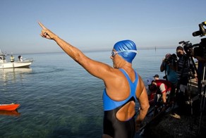 Диана Наяд преодолела вплавь расстояние от Кубы до Флориды