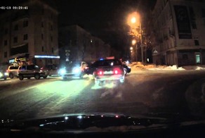 Не заметил буксировочный тросс
