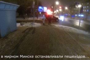Военные учения в городе 