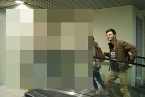 Странный эскалатор в китайском аэропорту