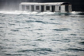 Затопление вагонов метро Нью-Йорка