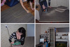 Что могут русские девушки? Даже мебель сами делают?