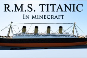 Титаник воссоздали в Minecraft