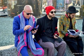 Стильные итальянские мужчины на выставке моды Pitti Uomo