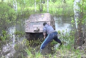 Утопили машину и трактор. Зимняя рыбалка