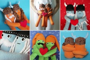 (: Подарите милых влюбленных человечков :)