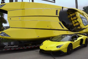 Катер в стиле Lamborghini Aventador