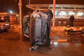 Пьяный Range Rover Устроил крупное дтп