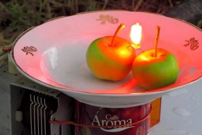 Приготовление продуктов на вскрытой микроволновке 