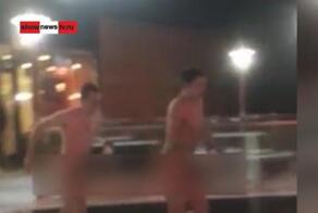 Голая тройка, звеня бубенцами, отоварилась в фаст-фуде 