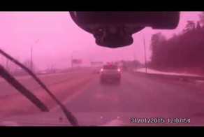 Прилетел со встречки