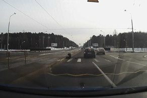 Наезд на девушку