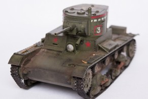 Стендовый моделизм. Сборная модель танка Т-26