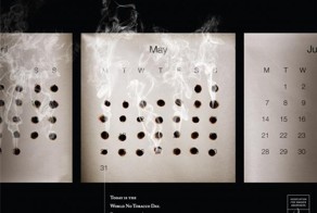 Наглядная социальная агитация против курения