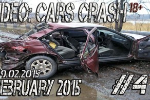Подборка аварий и ДТП от Сергей за 09.02.2015