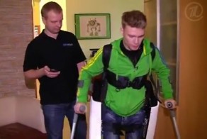 Российские ученые тестируют экзоскелет