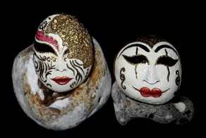 Художественная роспись камней