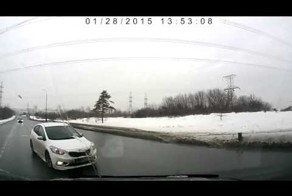 Получил в лоб