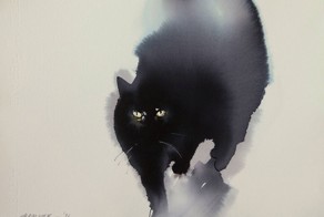 Акварельные коты