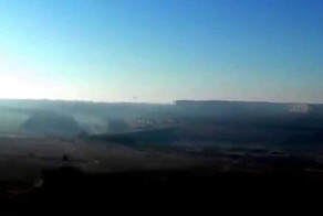 Укры запустили большую ракету с аэродрома Краматорска
