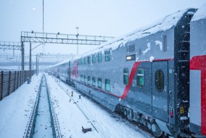 Поездка на двухэтажном поезде Москва - Санкт-Петербург