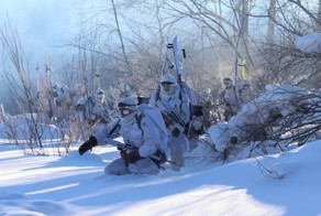Зимние тренировки китайских коммандос