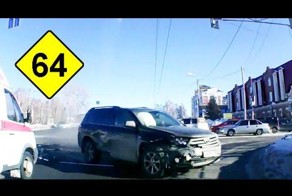 Подборка аварий и ДТП от Денис Денисов за 15.02.2015