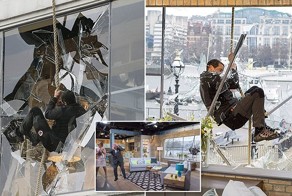 Эффектное появление Беара Гриллса в студии программы